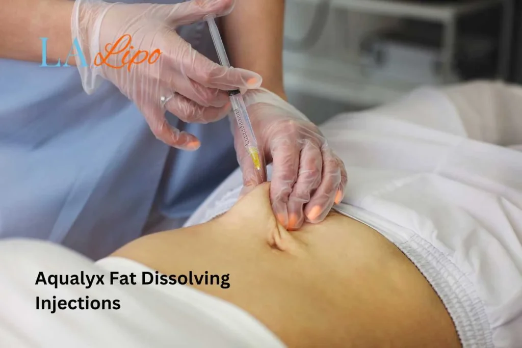 woman having fat dissolving injections Bricket Wood in the stomach