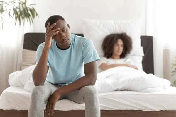 Man upset about ED symptoms Bricket Wood