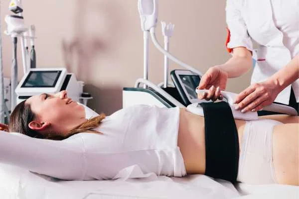 woman having body sculpting to help improve her body image and her mental health Bricket Wood