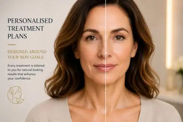 Before and after results of Collagen Lift Therapy Bricket Wood